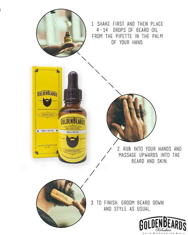 How to apply beard oil