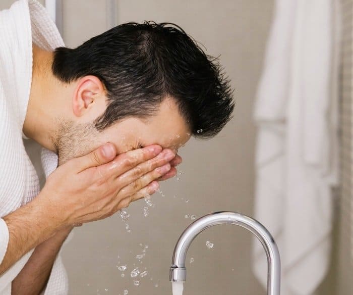 Asian Facial Hair - washing facial hair