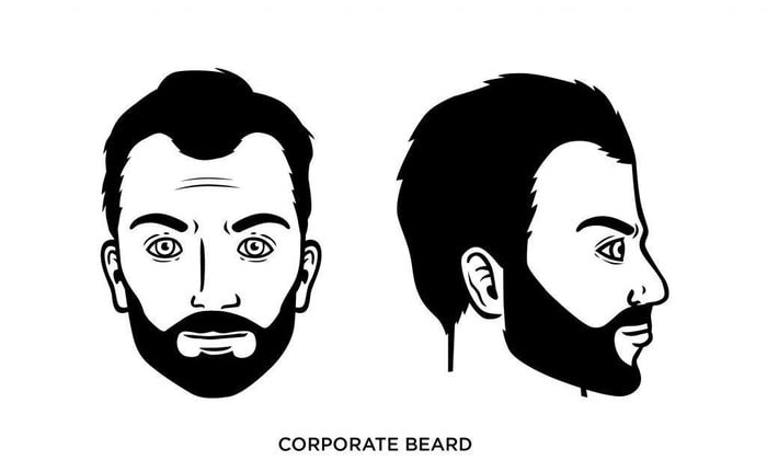 Corporate beard Style - Bottom Line