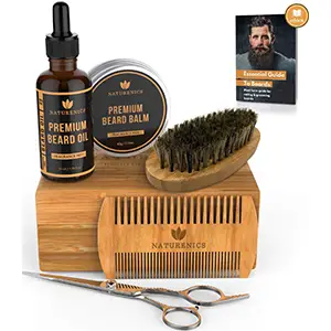 Naturenics Premium Beard Grooming Kit for Men